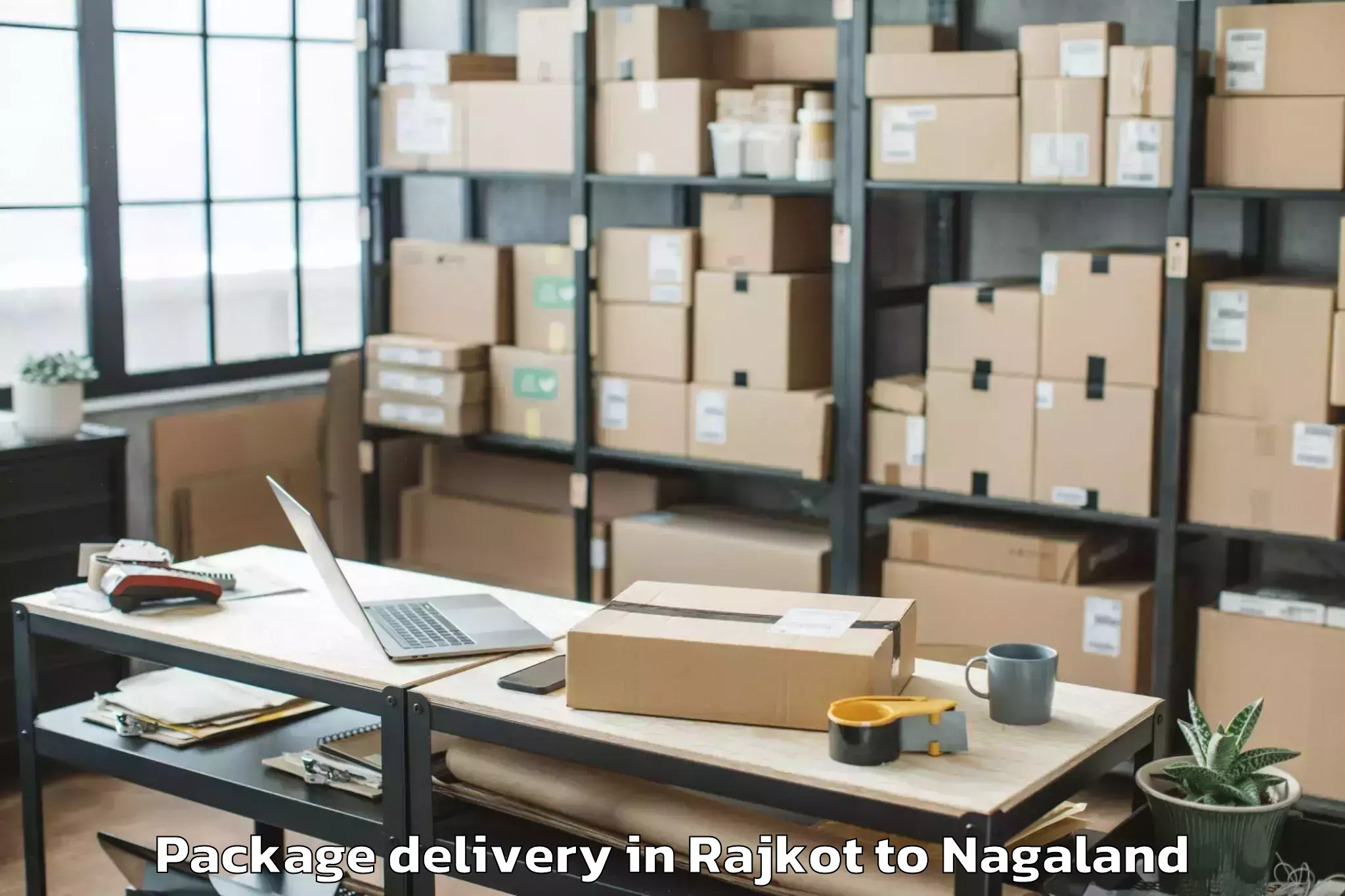 Reliable Rajkot to Peren Package Delivery